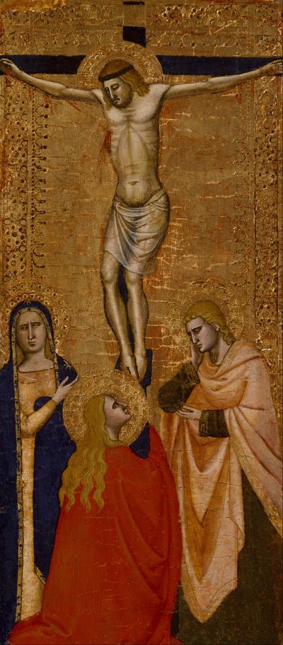 Christ on the Cross with the Virgin, Saint John, and Saint Mary Magdalene by Unbekannt Unbekannt